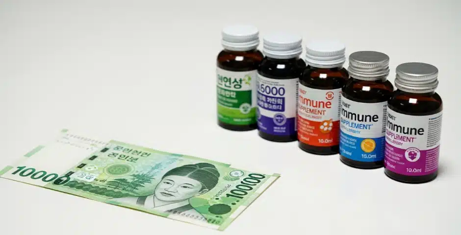 예산 10만 원으로 면역 영양제 가성비 조합을 고르는 장면