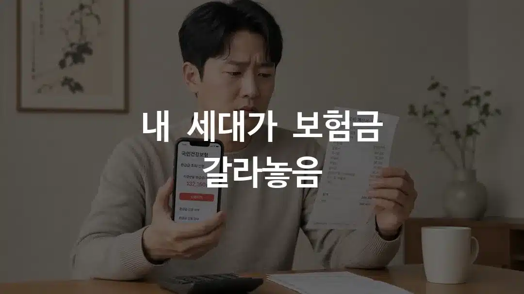 영양주사 실손보험 세대별 자기부담금을 비교하는 모습